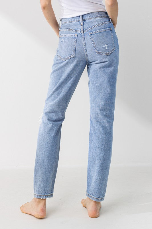 High Rise Skinny Light Jeans Clothing Sneak Peek   