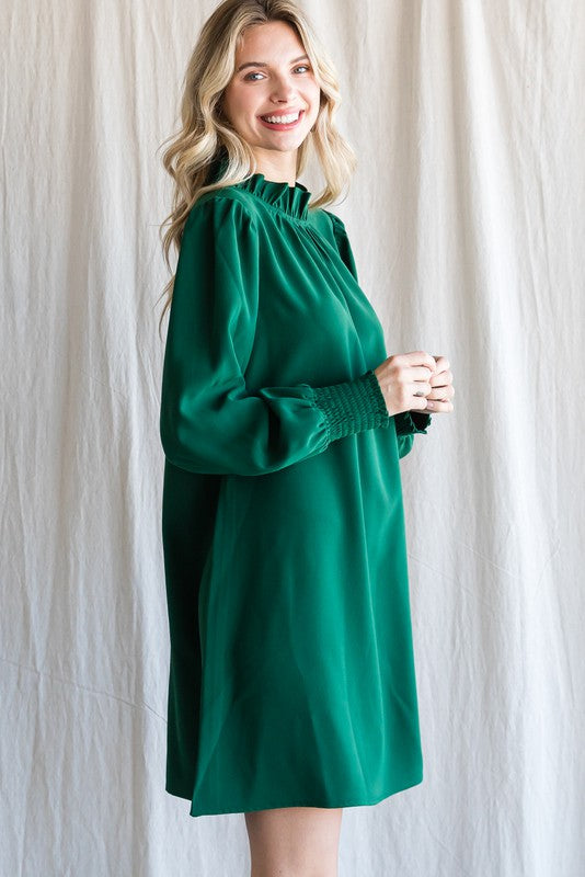 Mock Neck Lng Slv Dress Peacocks & Pearls Lexington Mock Neck Lng Slv Dress Peacocks & Pearls Lexington