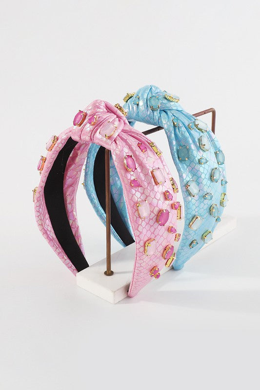 Mermaid Shinny W/ Crystal Headband Accessory Medy Jewelry   