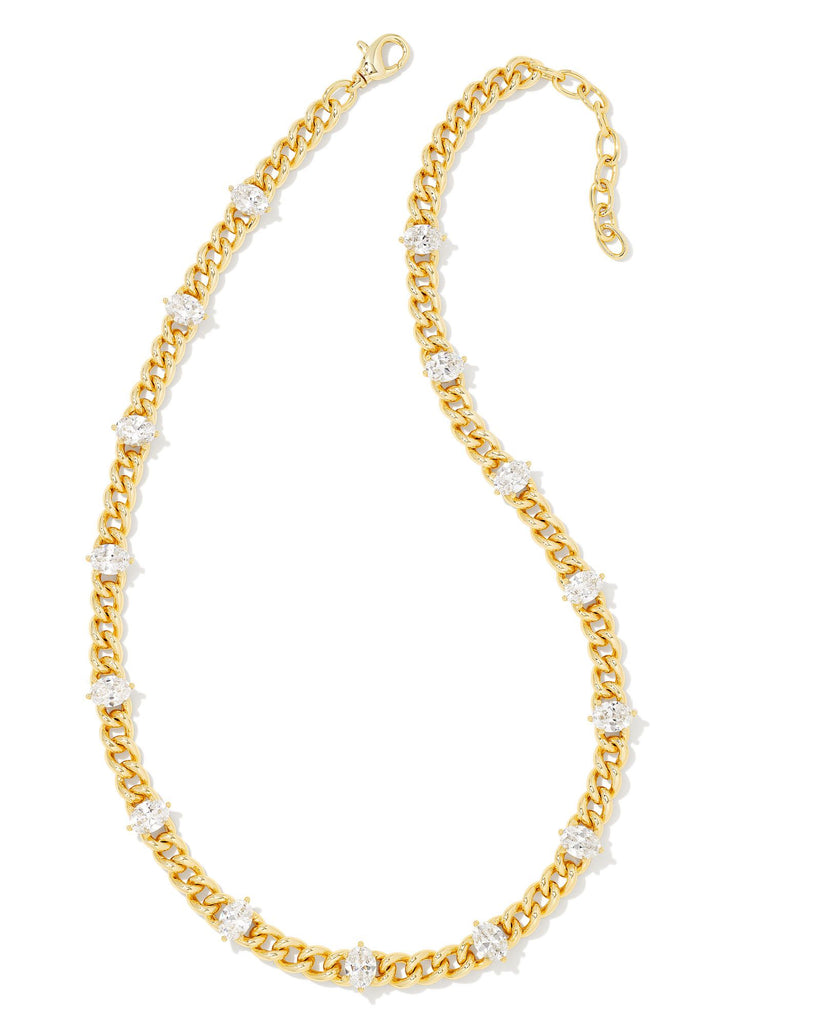 Cailin Crystal Chain Necklace Jewelry Kendra Scott   