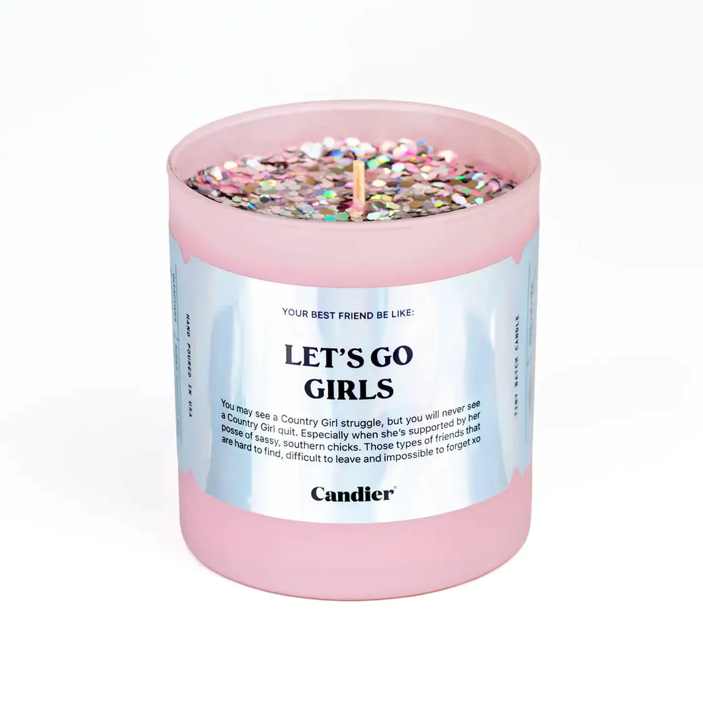 Candier Sprinkle/Glitter Candles Home Candier Lets Go Girls  