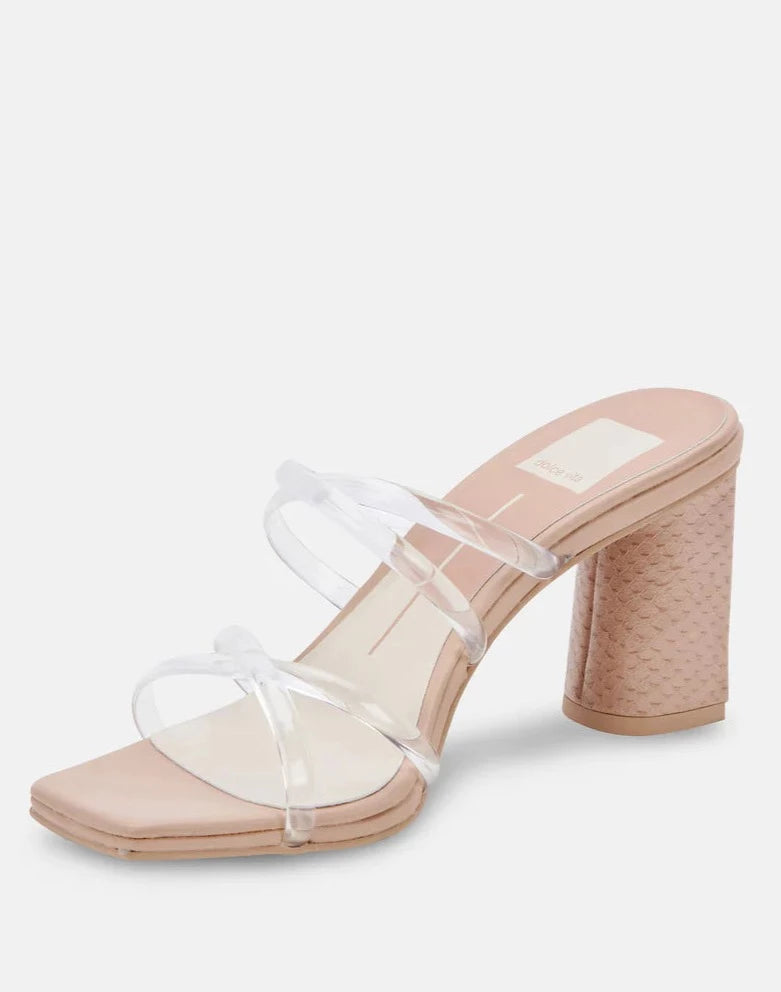 Patsi Clear Strap Heal Shoes Dolce Vita   