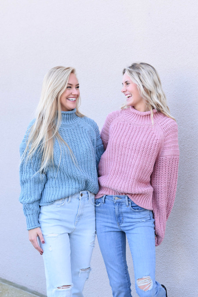 Cable Knit Detailed Turtle Neck Sweater Clothing Esqualo   