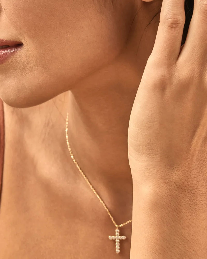 Cross 2025 necklace crystal