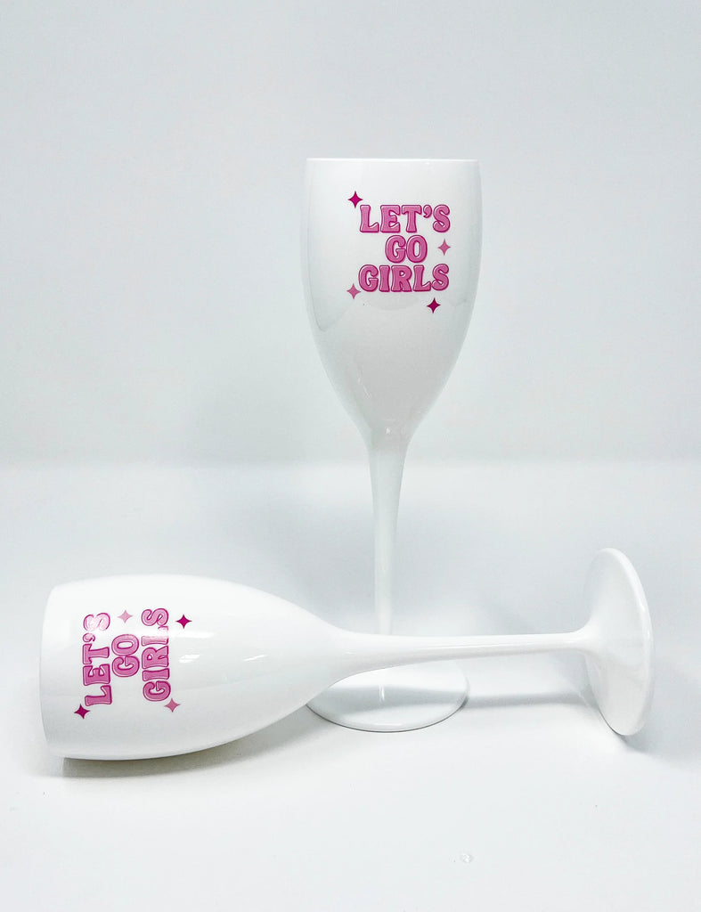 Lets Go Girls Champagne Flute Clothing Tart by Taylor   