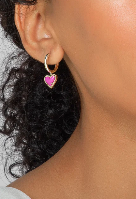 Ari Heart Huggie Earring Jewelry Kendra Scott   