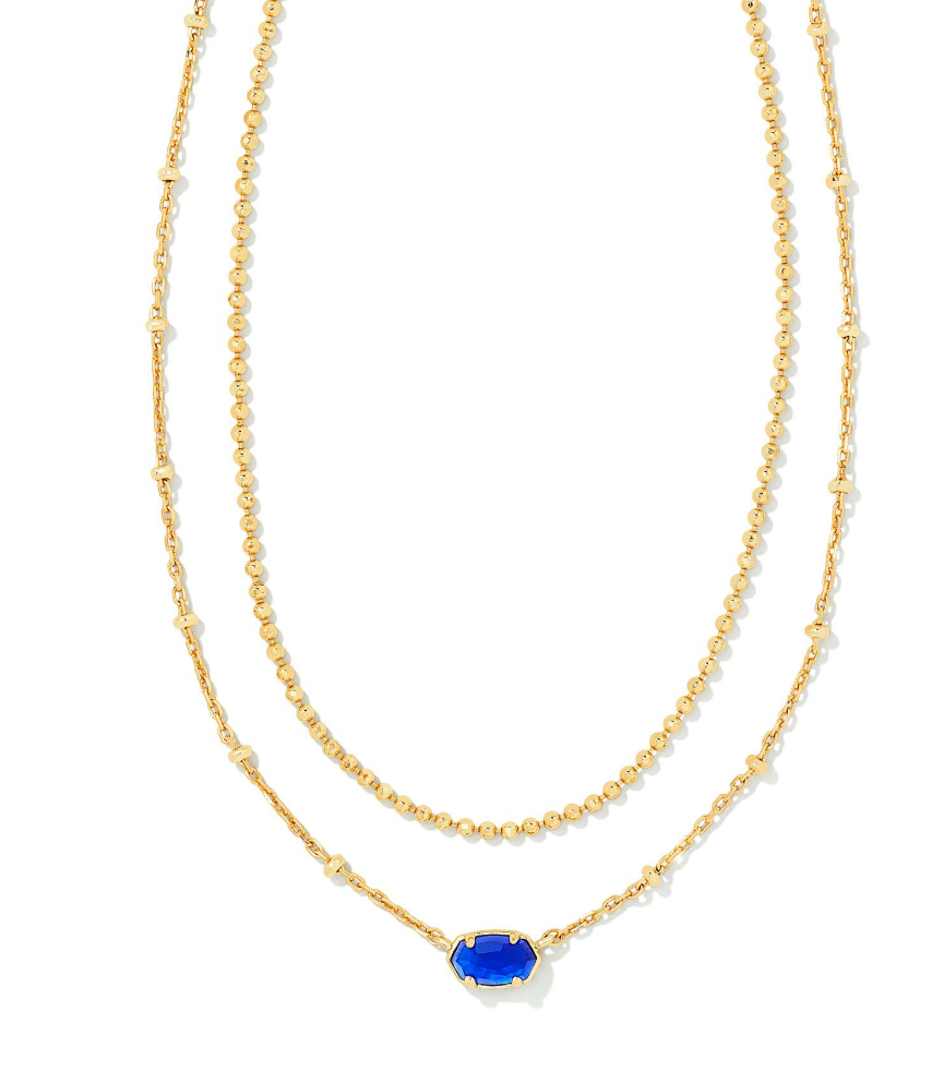 Emilie Multi Strand Necklace Jewelry Kendra Scott Cobalt Blue  