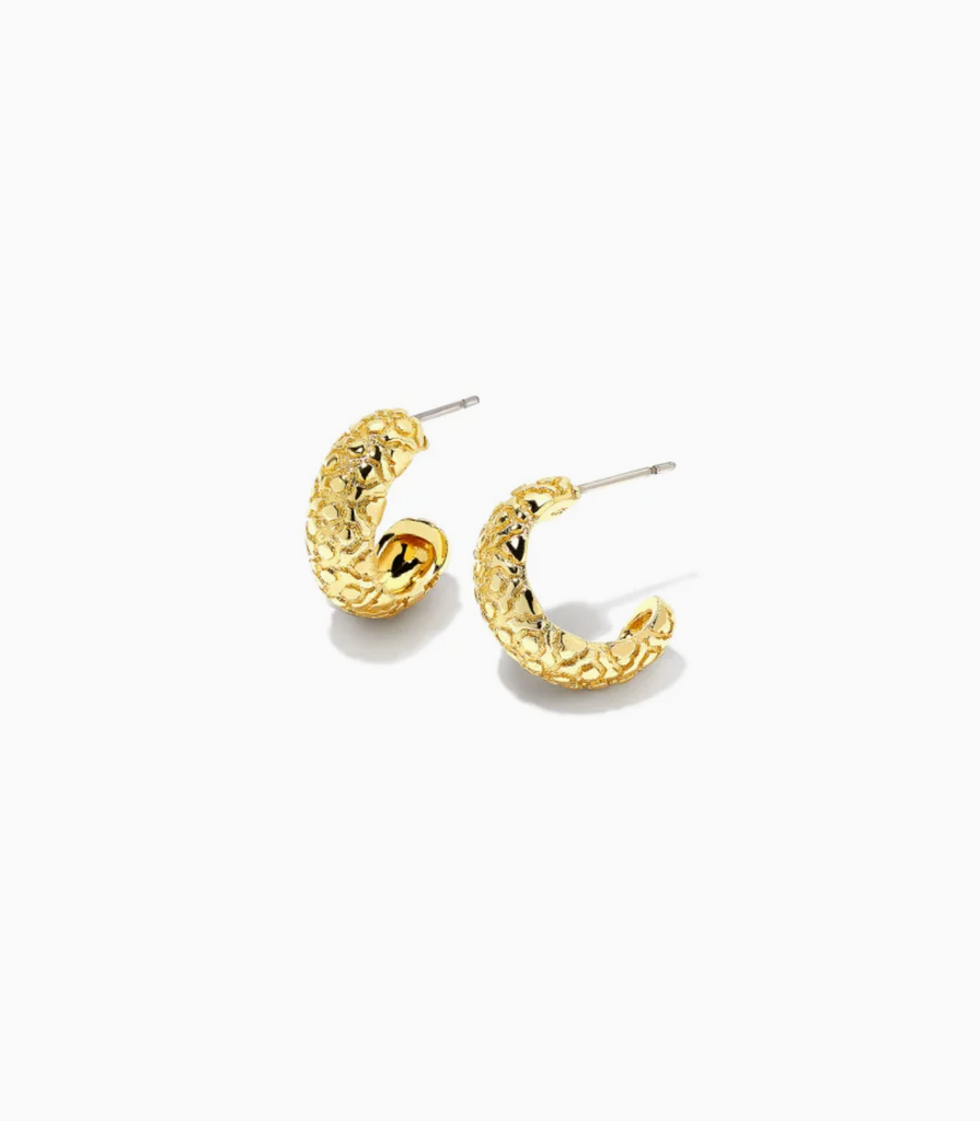 Harper Huggie Earrings Gold Metal Jewelry Kendra Scott   
