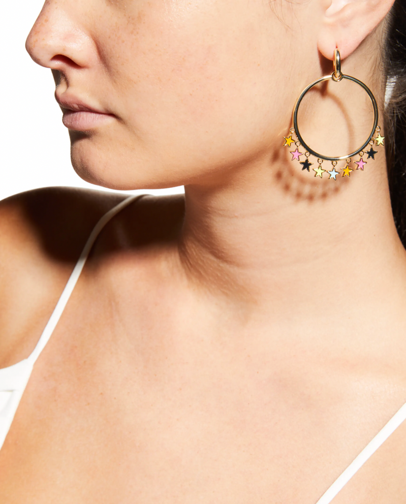 Sloane Star Open Frame Earring Jewelry Kendra Scott   