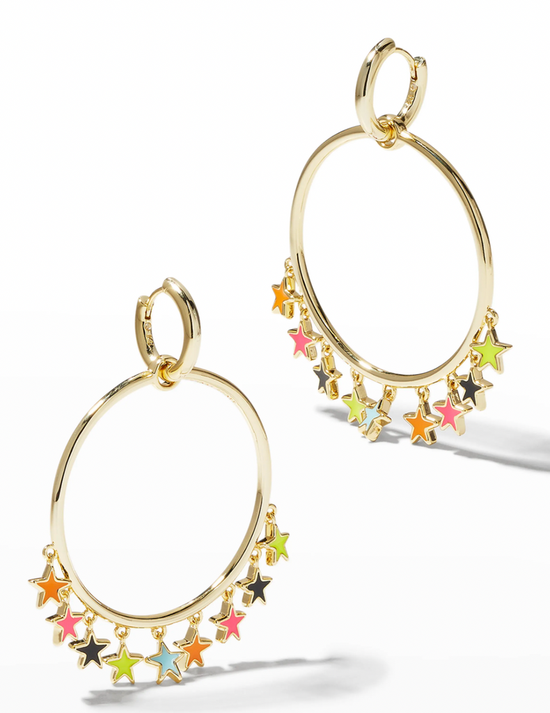 Sloane Star Open Frame Earring Jewelry Kendra Scott Multi Color Mix  
