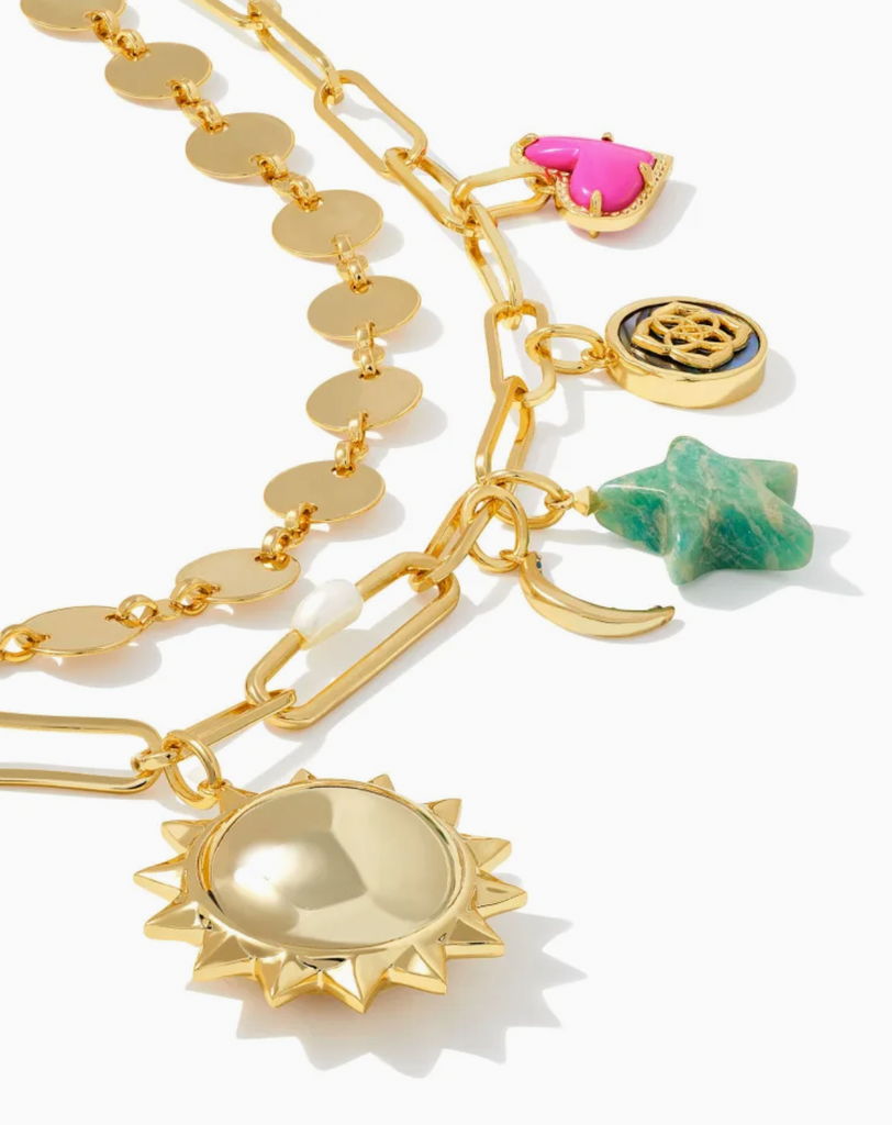 Frankie Charm Necklace Multi Mix Jewelry Kendra Scott   