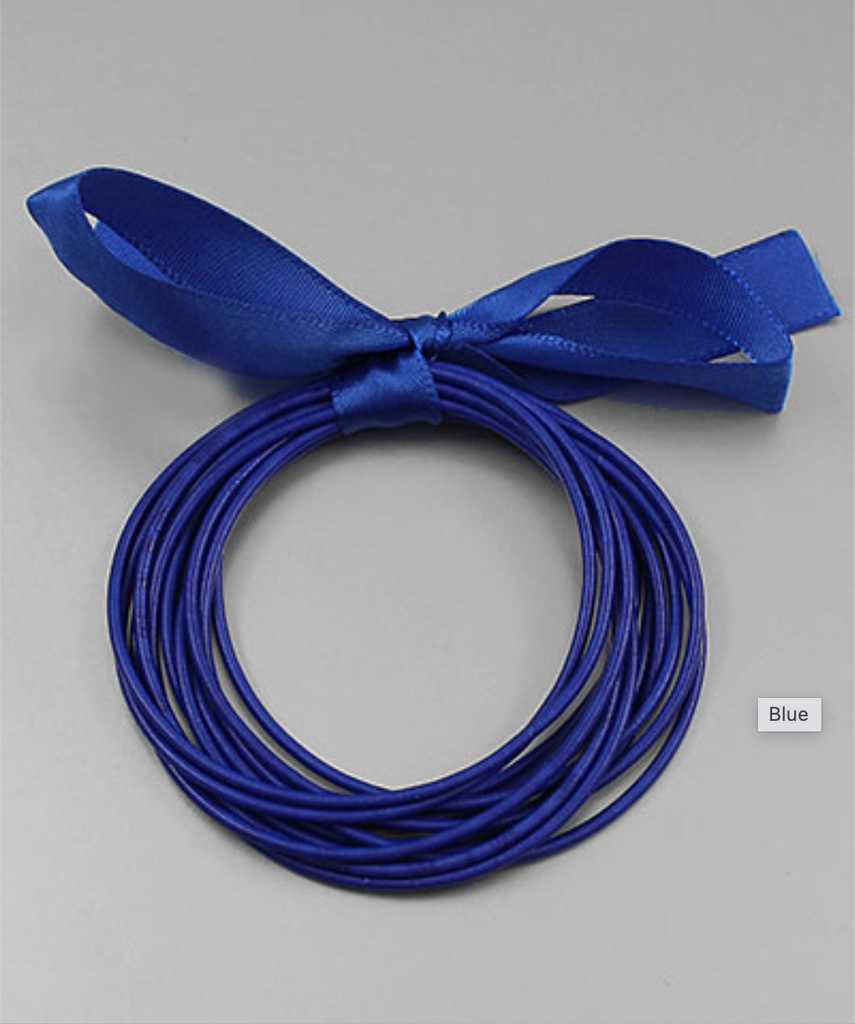 Slinky Stretch Bracelet Jewelry Golden Stella Blue  