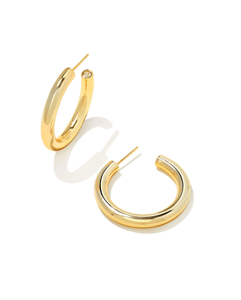 Colette Hoop Earring Jewelry Kendra Scott Gold  