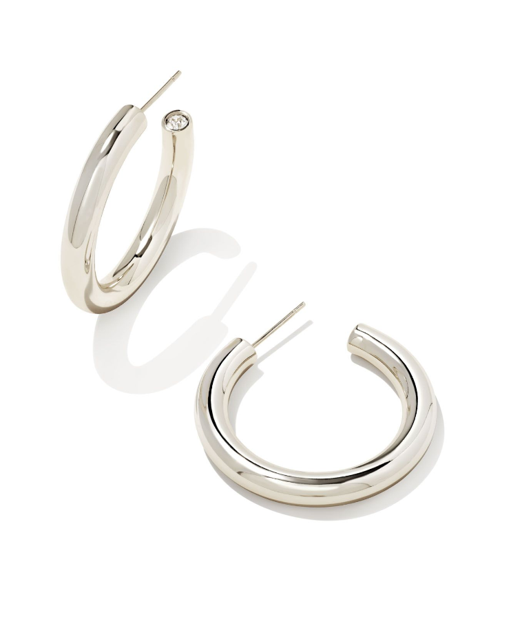 Colette Hoop Earring Jewelry Kendra Scott Silver  