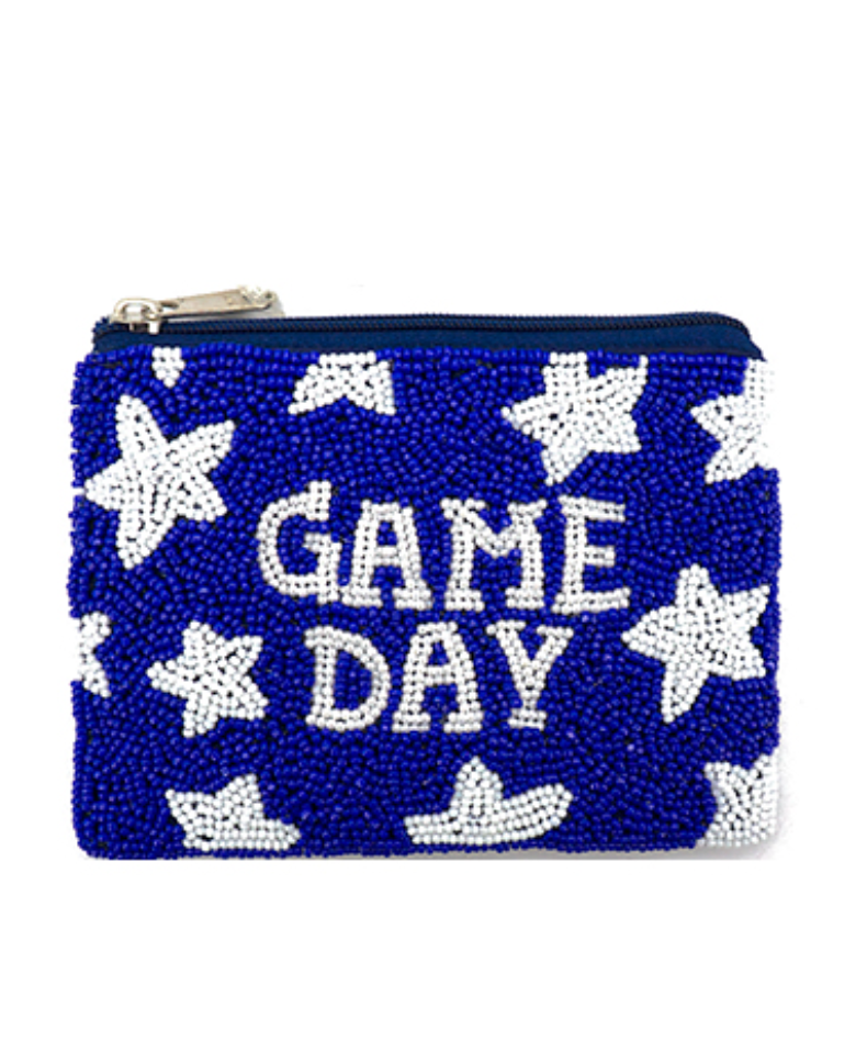 Game Day Coin Pouch Purse Golden Stella Game Day w/ Stars  