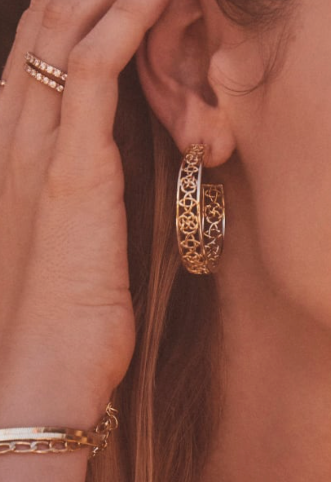 Kelly Hoop Earring Jewelry Kendra Scott   