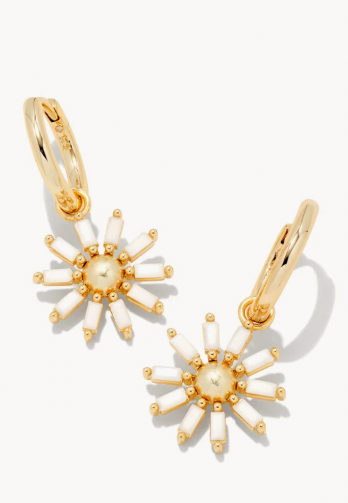 Madison Daisy Convertible Gold Huggie Earrings Jewelry Kendra Scott   