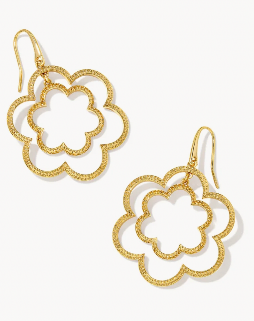 Susie Open Frame Earring Clothing Kendra Scott Gold  