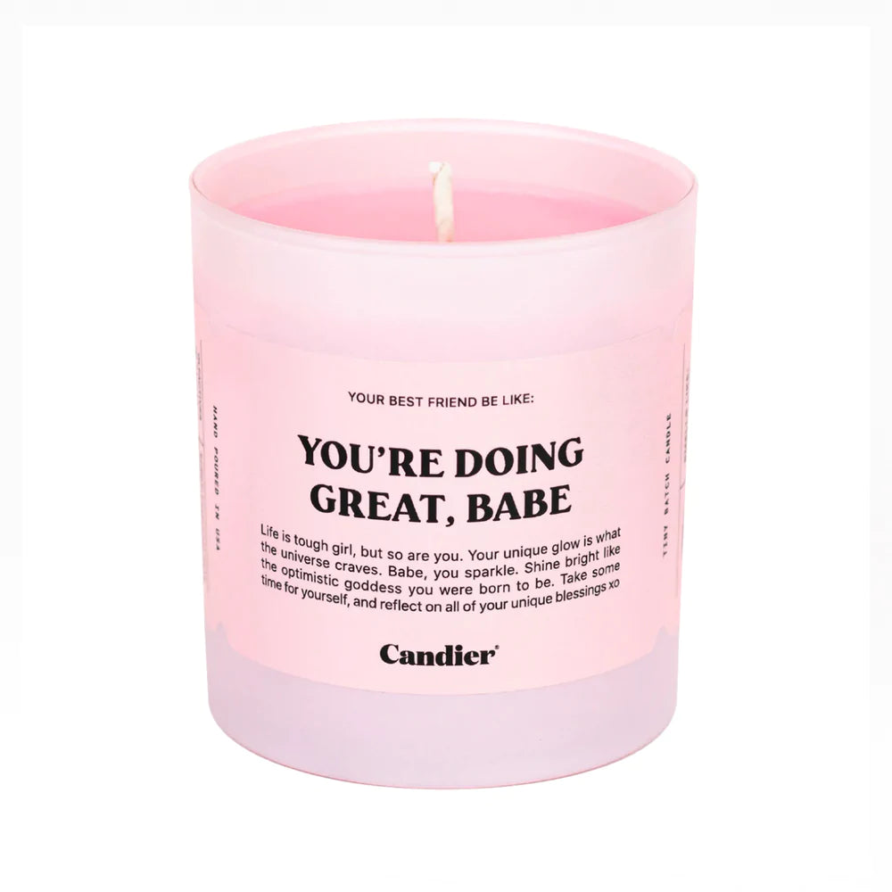 Candier Sprinkle/Glitter Candles Home Candier You're Doing Great Babe  
