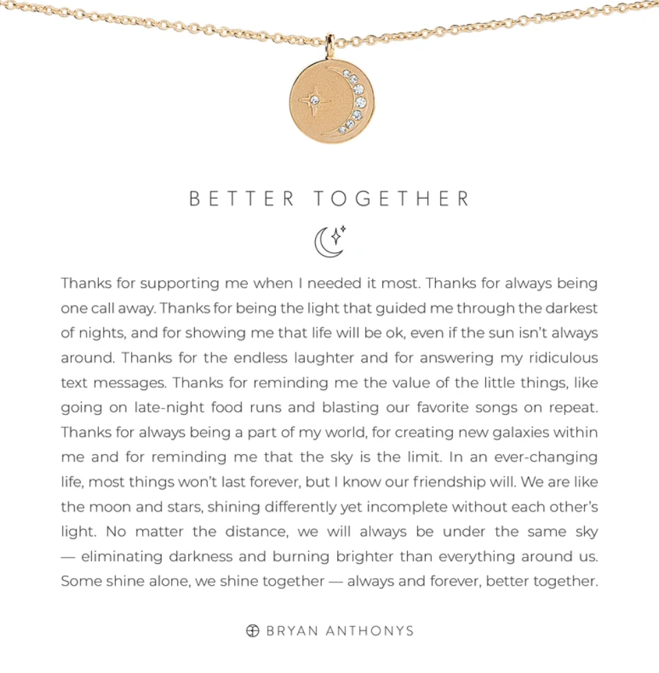 Better Together Necklace Jewelry Bryan Anthonys   