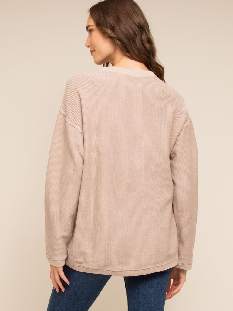 Crewneck Corded Sweatshirt Clothing Thread & Supply   