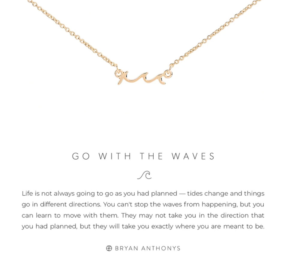 Go With The Waves Necklace Jewelry Bryan Anthonys   