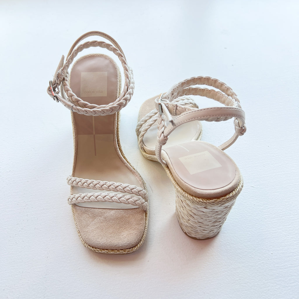 Stella Sand Braided Heel Shoes Dolce Vita   