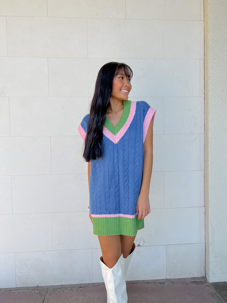 Multicolor Oversized Sweater Vest Clothing Frnch   