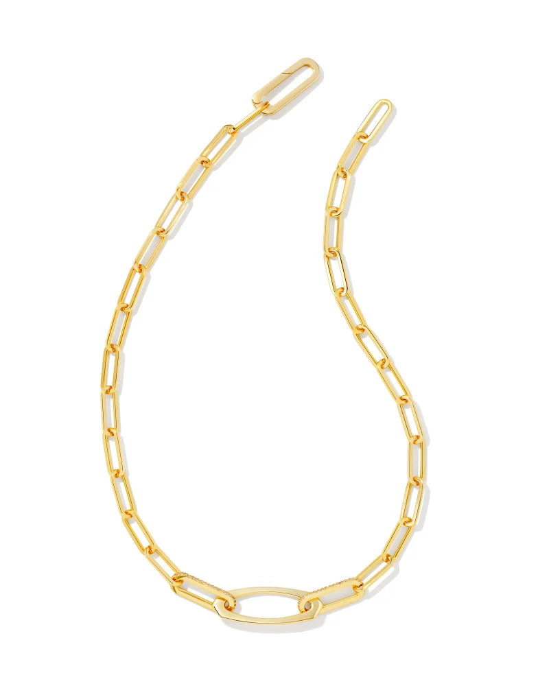 Adeline Chain Necklace in Gold Jewelry Kendra Scott   