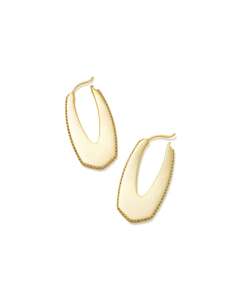 Adeline Hoop Earrings in Gold Jewelry Kendra Scott   
