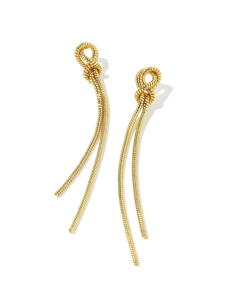Annie Linear Earring Gold Metal Jewelry Kendra Scott   