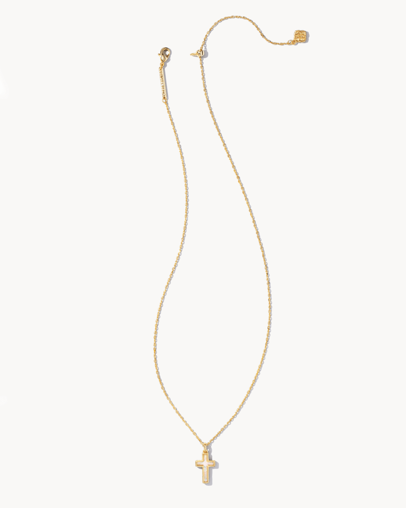 Cross Gold Pendant Necklace Jewelry Kendra Scott   