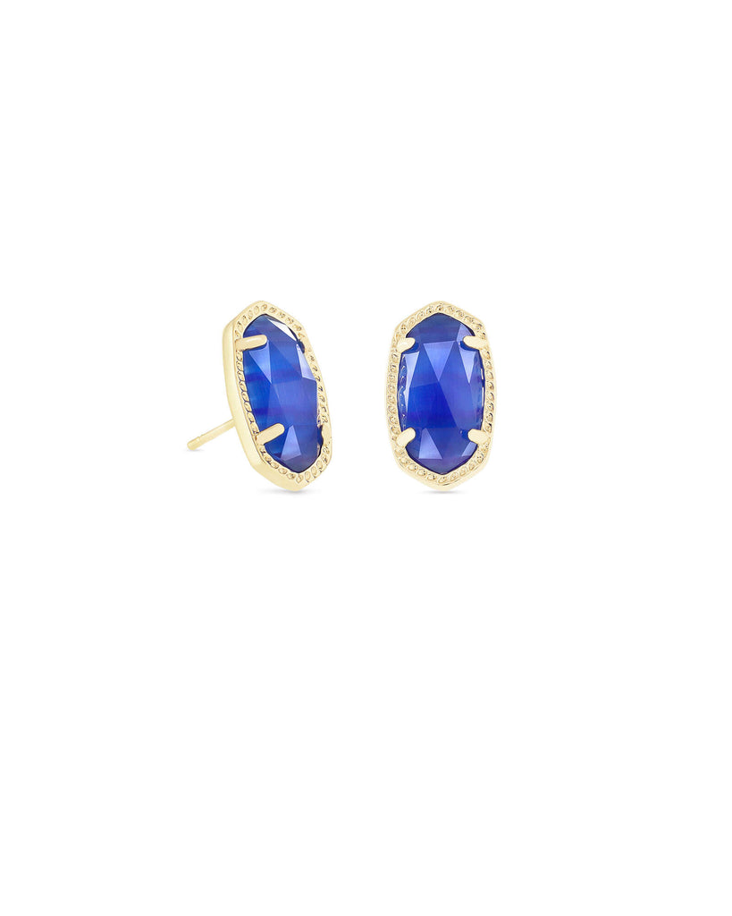 Ellie Earring Birthstones Jewelry Kendra Scott Gold Cobalt Cats Eye (September)  