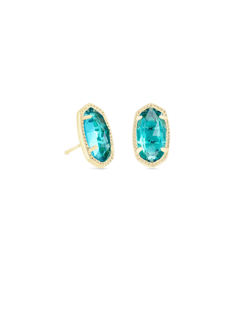 Ellie Earring Birthstones Jewelry Kendra Scott Gold London Blue (December)  