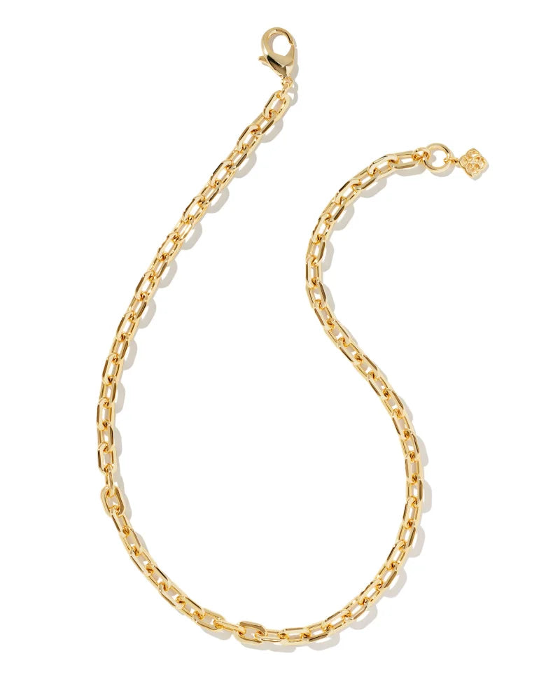 Korinne Chain Neck Gold Metal Jewelry Kendra Scott   