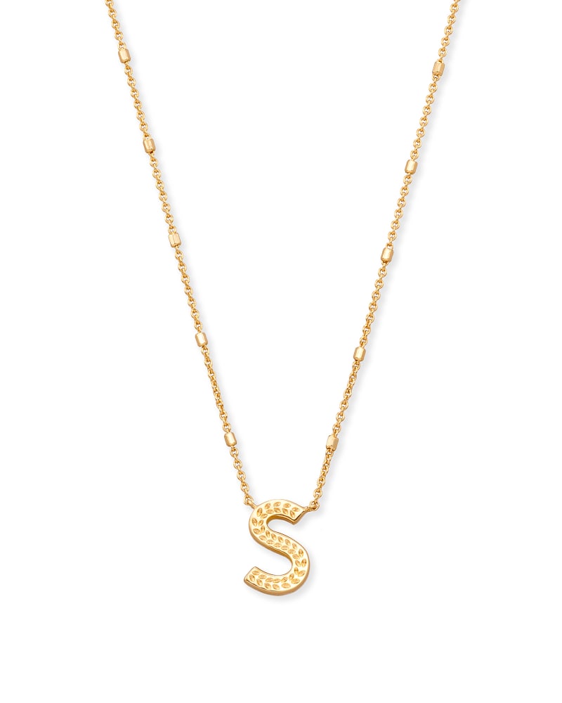 Gold Dot Initial Necklace Jewelry Kendra Scott S  